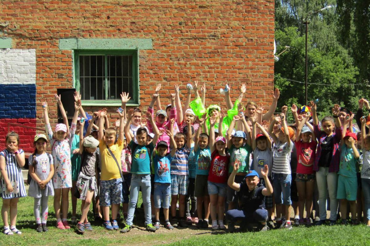 Открытие школьного лагеря в п.Дубовка