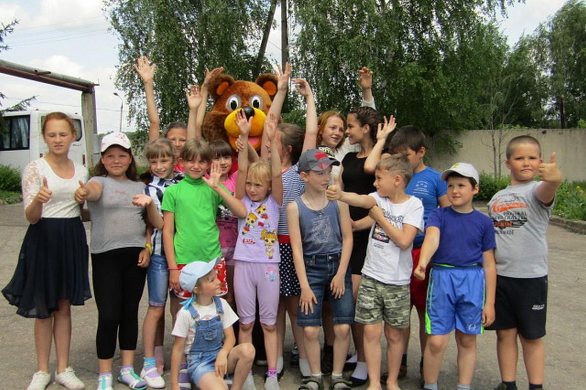 Открытие школьного лагеря в д.Федоровка
